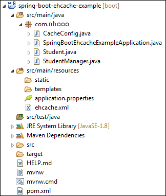 Spring Boot EhCaching